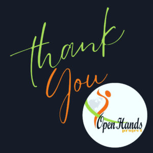 Thank You - Open Hands Project